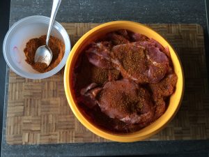 Schichtfleisch mit Dry Rub