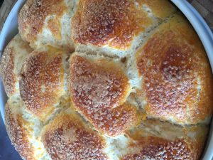 Französische Brioche, Großaufnahme