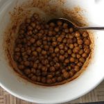 geröstete Kichererbsen, peppig gewürzt