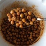 geröstete Kichererbsen, peppig gewürzt