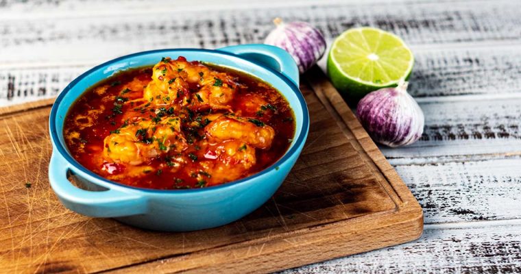 schnelles Rezept für gebackene Garnelen