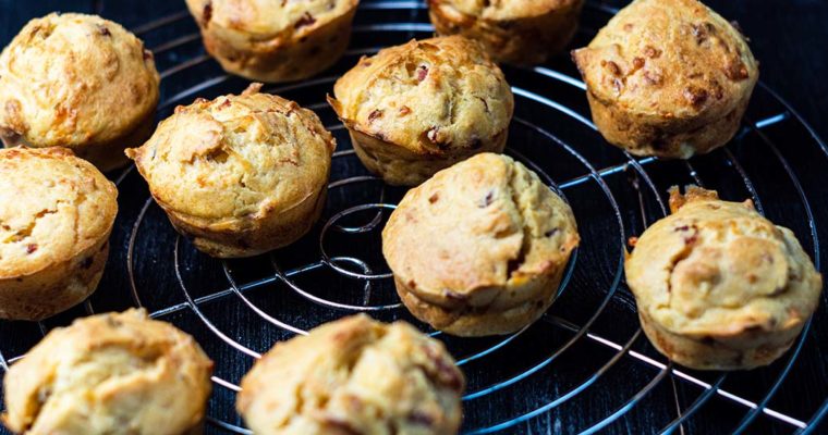herzhafte Muffins zum Frühstück