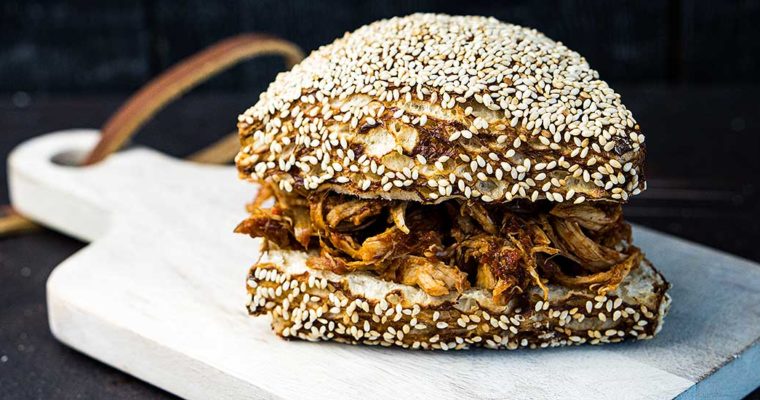 Pulled Chicken aus den Dutch Oven