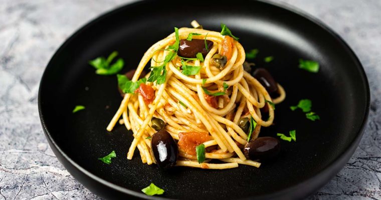 Sensationell gute Spaghetti Puttanesca