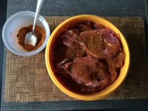 Schichtfleisch mit Dry Rub