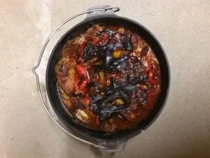 fertiges Schichtfleisch 