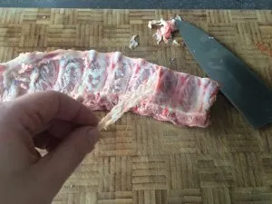 Entfernen der Silberhaut