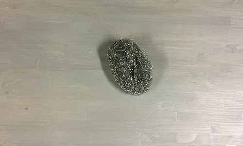 DIY: Schreibtisch selber bauen / Stahlwolle