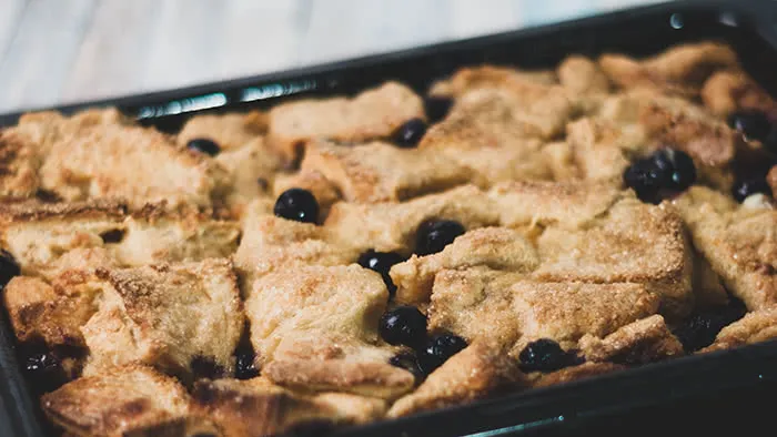 Blueberry Bread Pudding