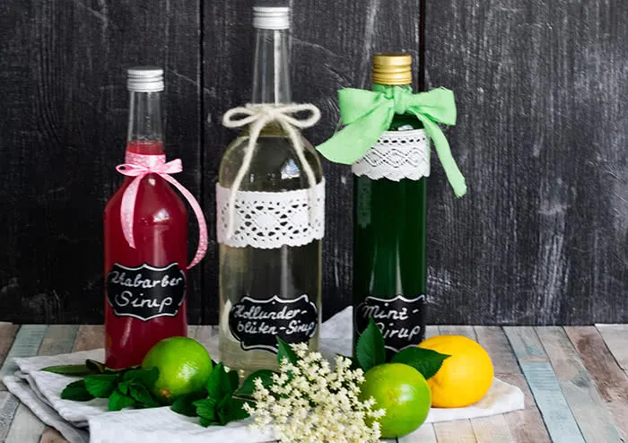 3 einfache Rezepte für superleckeren Sirup