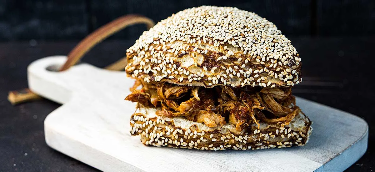 Pulled Chicken aus den Dutch Oven