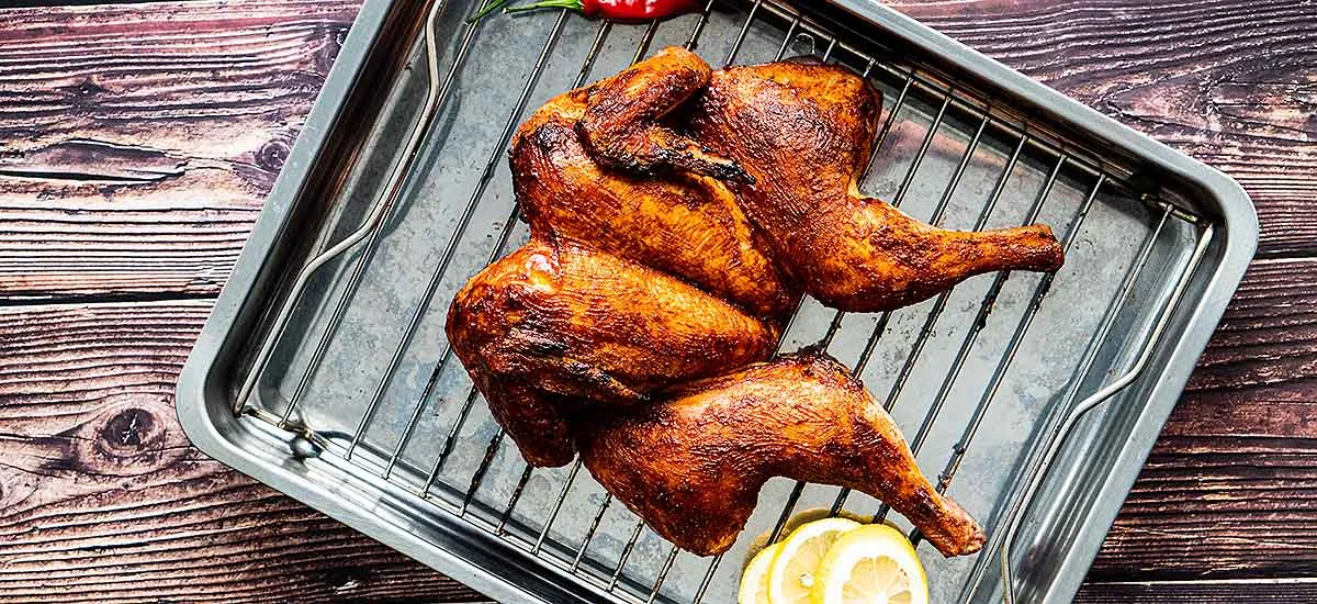 Road Kill Chicken vom Smoker